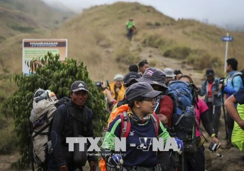 印尼6.4级地震： 1000多名被困登山人被疏散