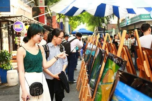 “2017年俯拍越南”图片展在胡志明市书街举行