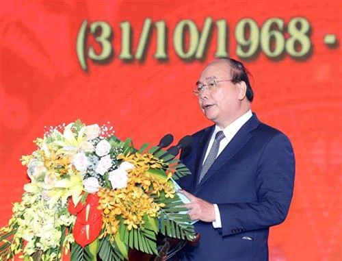 阮春福总理出席桩盆大捷50周年纪念典礼