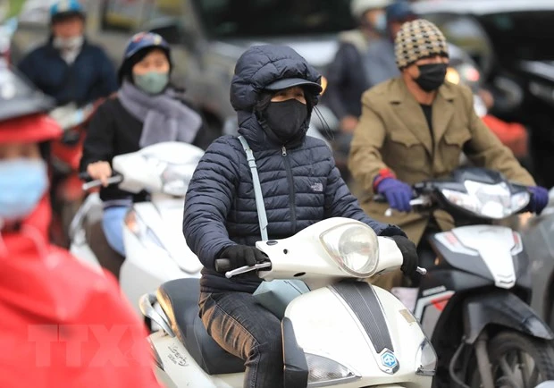 越南北部天气转冷 山区出现严寒天气