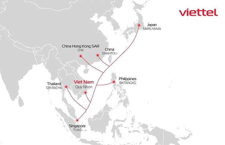 越南带宽容量最大海底光缆项目拟于2023年投入运营