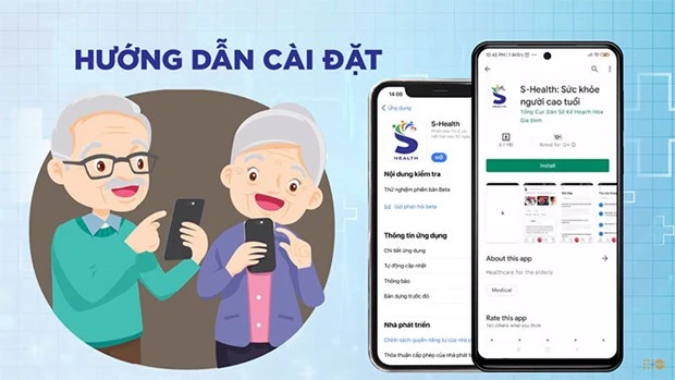 日本国际协力机构协助越南扩大S-Health老年人健康应用程序使用的覆盖面