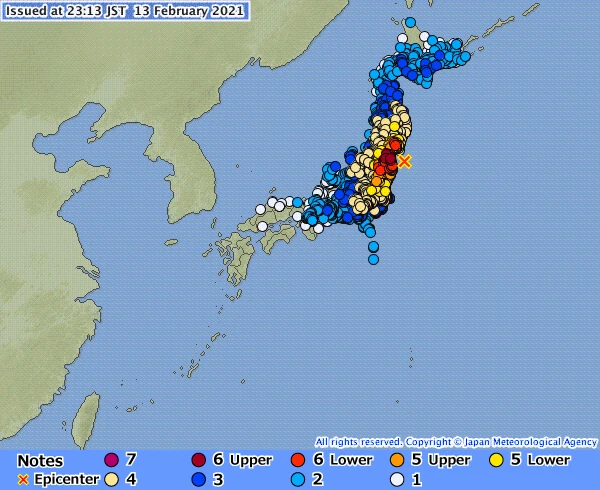 日本发生7.3级地震 暂无越南公民在地震中伤亡