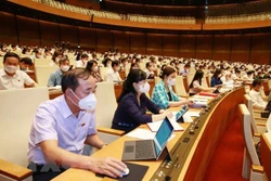 越南第十五届国会第一次会议议程最后一周：投票选举国家重要职务