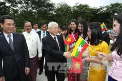 越共中央总书记阮富仲圆满结束访问印度尼西亚和缅甸之旅