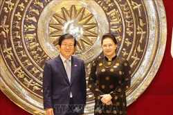 韩国媒体：韩国国会议长朴炳锡希望提升韩越关系水平