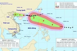 超强台风“山竹”17日将直接影响越南北部沿海各省 