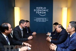 WEF Davos 2019：越南政府总理阮春福会见跨国集团领导